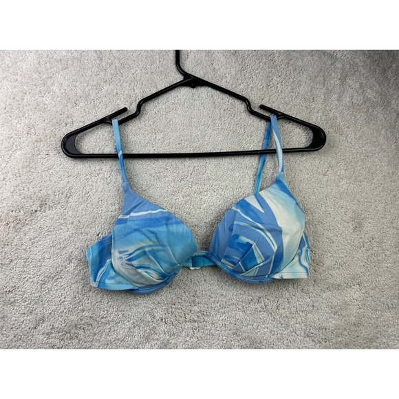 VENUS Other - Venus Blue Marble Print Padded Underwire Bikini Top Beach Swimwear Women